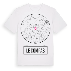 Le Compas t-shirt – ekologisk bomull t-shirt från Pinshirt
