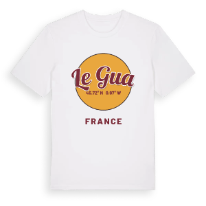 Le Gua cirkel t-shirt – ekologisk bomull t-shirt från Pinshirt