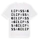 Le Passage ordlek t-shirt