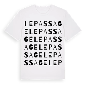 Le Passage ordlek t-shirt – ekologisk bomull t-shirt från Pinshirt