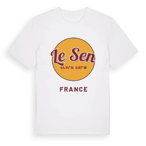 Le Sen cirkel t-shirt – ekologisk bomull t-shirt från Pinshirt