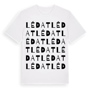 Lédat ordlek t-shirt – ekologisk bomull t-shirt från Pinshirt