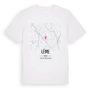 Lème karta t-shirt – ekologisk bomull t-shirt från Pinshirt