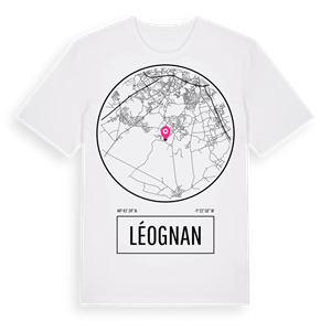 Léognan t-shirt – ekologisk bomull t-shirt från Pinshirt