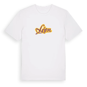Léon baseball t-shirt – ekologisk bomull t-shirt från Pinshirt