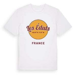 Les Éduts cirkel t-shirt – ekologisk bomull t-shirt från Pinshirt