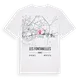 Les Fontanelles karta t-shirt
