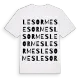 Les Ormes ordlek t-shirt