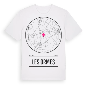 Les Ormes t-shirt – ekologisk bomull t-shirt från Pinshirt