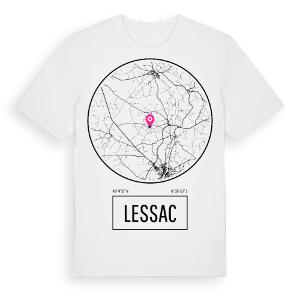 Lessac t-shirt – ekologisk bomull t-shirt från Pinshirt