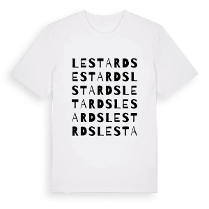 Lestards ordlek t-shirt – ekologisk bomull t-shirt från Pinshirt