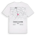 Lévignac-de-Guyenne karta t-shirt