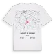 Lévignac-de-Guyenne karta t-shirt