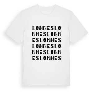 Lonnes ordlek t-shirt – ekologisk bomull t-shirt från Pinshirt