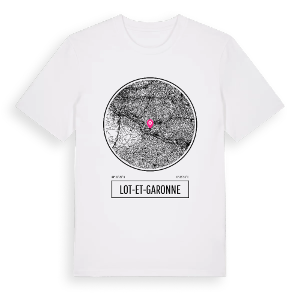 Lot-et-Garonne t-shirt – ekologisk bomull t-shirt från PinShirt