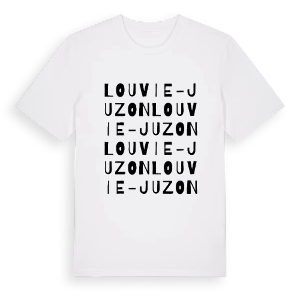 Louvie-Juzon ordlek t-shirt – ekologisk bomull t-shirt från Pinshirt