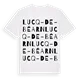 Lucq-de-Béarn ordlek t-shirt