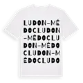 Ludon-Médoc ordlek t-shirt