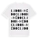 Ludon-Médoc ordlek t-shirt
