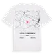 Lussas-et-Nontronneau karta t-shirt