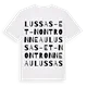 Lussas-et-Nontronneau ordlek t-shirt