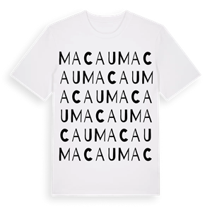 Macau ordlek t-shirt – ekologisk bomull t-shirt från Pinshirt