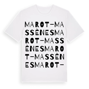 Marot – Massènes ordlek t-shirt – ekologisk bomull t-shirt från Pinshirt