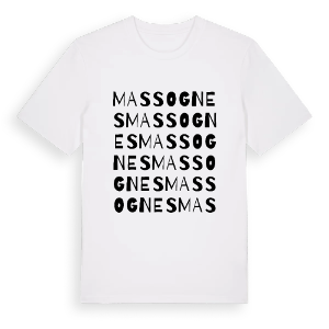 Massognes ordlek t-shirt – ekologisk bomull t-shirt från Pinshirt