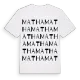 Matha ordlek t-shirt