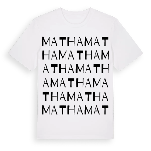 Matha ordlek t-shirt – ekologisk bomull t-shirt från Pinshirt
