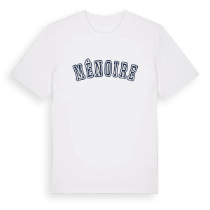 Ménoire college t-shirt – ekologisk bomull t-shirt från Pinshirt