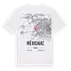 Mérignac karta t-shirt