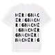 Mérignac ordlek t-shirt