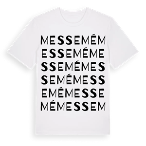 Messemé ordlek t-shirt – ekologisk bomull t-shirt från Pinshirt