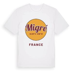 Migré cirkel t-shirt – ekologisk bomull t-shirt från Pinshirt