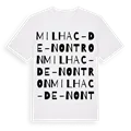 Milhac-de-Nontron ordlek t-shirt