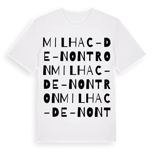 Milhac-de-Nontron ordlek t-shirt – ekologisk bomull t-shirt från Pinshirt