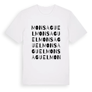 Monsaguel ordlek t-shirt – ekologisk bomull t-shirt från Pinshirt