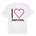 Jag älskar Montayral t-shirt stort tryck
