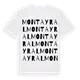 Montayral ordlek t-shirt