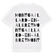 Montgaillard-en-Albret ordlek t-shirt