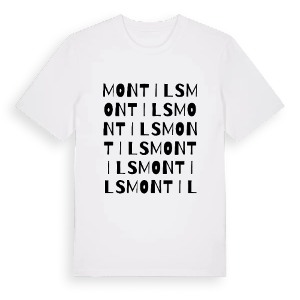Montils ordlek t-shirt – ekologisk bomull t-shirt från Pinshirt