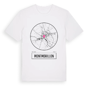 Montmorillon t-shirt – ekologisk bomull t-shirt från Pinshirt