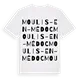 Moulis-en-Médoc ordlek t-shirt
