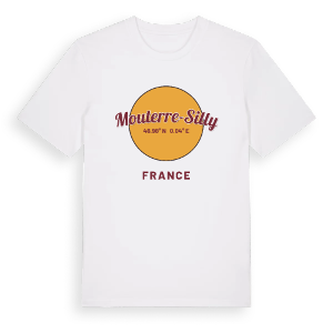Mouterre-Silly cirkel t-shirt – ekologisk bomull t-shirt från Pinshirt