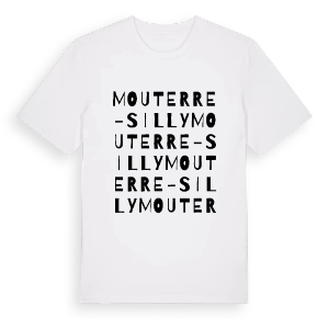 Mouterre-Silly ordlek t-shirt – ekologisk bomull t-shirt från Pinshirt