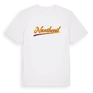 Nantheuil baseball t-shirt – ekologisk bomull t-shirt från Pinshirt