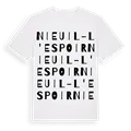 Nieuil-l'Espoir ordlek t-shirt