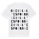 Nieuil-l'Espoir ordlek t-shirt
