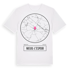 Nieuil-l'Espoir t-shirt – ekologisk bomull t-shirt från Pinshirt